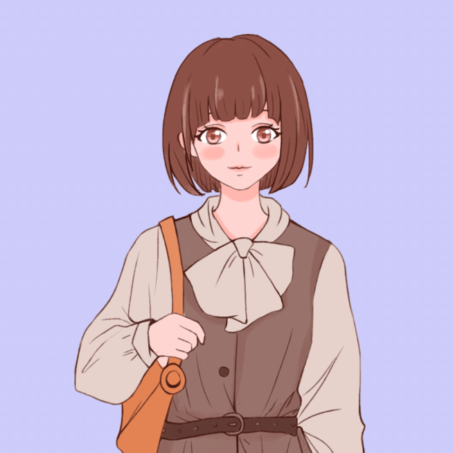 二次元动漫插画闺蜜微信头像套系预览效果
