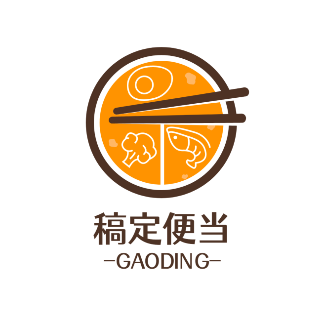logo头像餐饮美食便当创意手绘店标预览效果