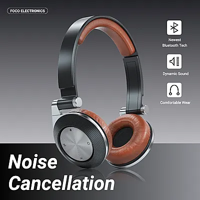 White Square Icon Simple Fashion Headphone Display Ecommerce Product Image