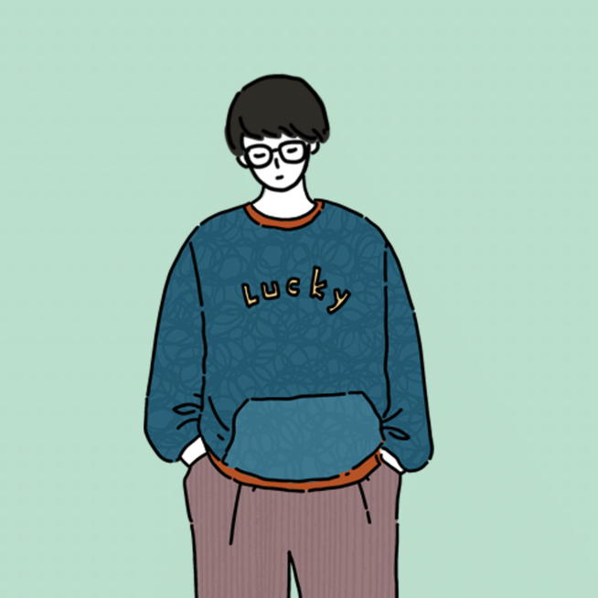 个性潮酷插画男生基友微信头像套系预览效果