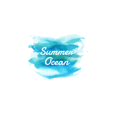 Literary Style Summer Ocean Apparels Bags Logo Image