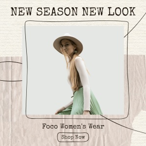 Simple Fahion Style Women's Wear New Arrival Ecommerce Story