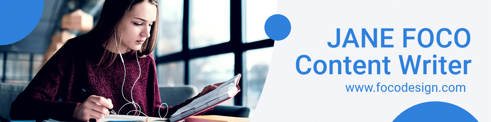 Content Writer  Introduction LinkedIn Banner