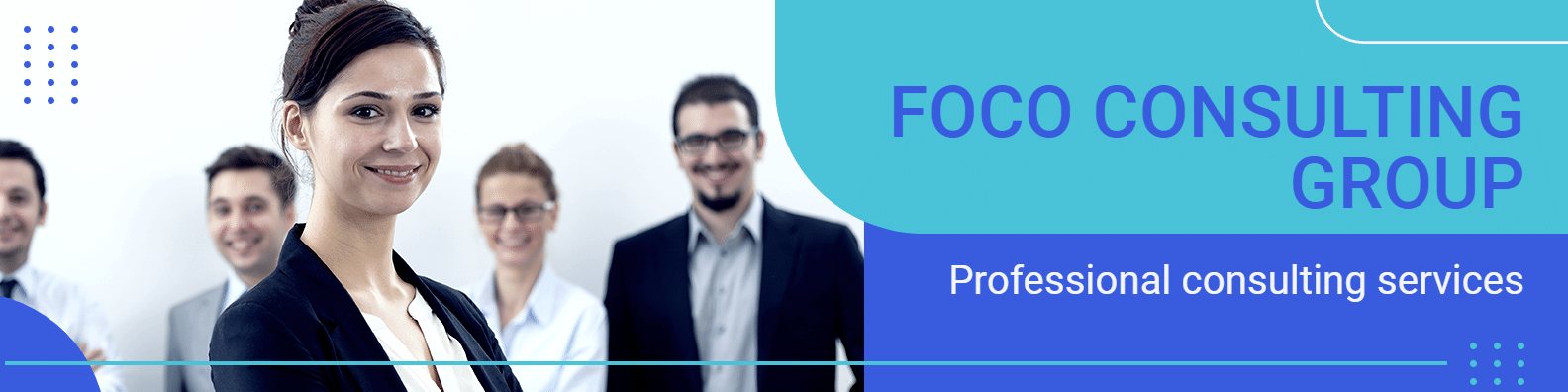 Commercial Professional Consulting Services Introduction LinkedIn Banner