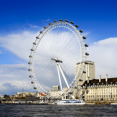 Ferris Wheel Travel Background Instagram Post
