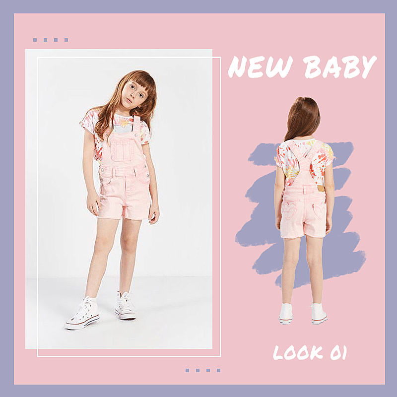 简约夏上新童装微淘主图