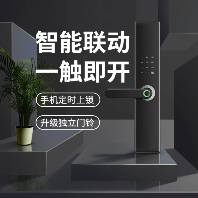 家装门锁直通车主图预览效果