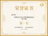 简约主义证书奖状海报获奖展示人物