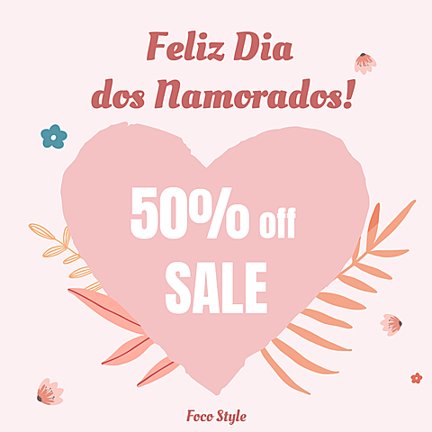 Creative Brazilian Valentine's Day Promotion Advertisement Ecommerce Product Image