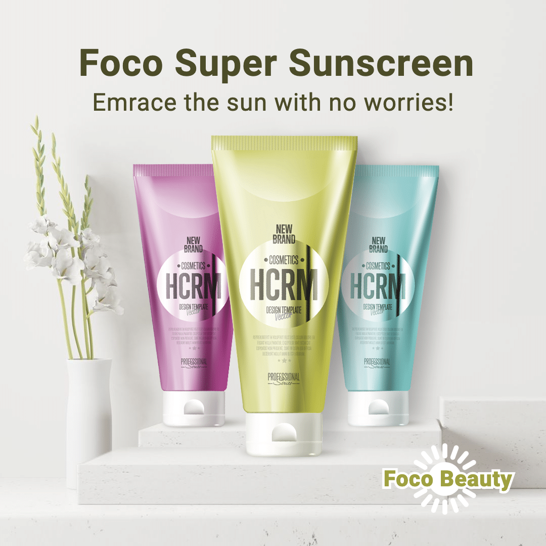 Plant Flower Decoration Fashion Sunscreen Cream Promotion Ecommerce Product Image