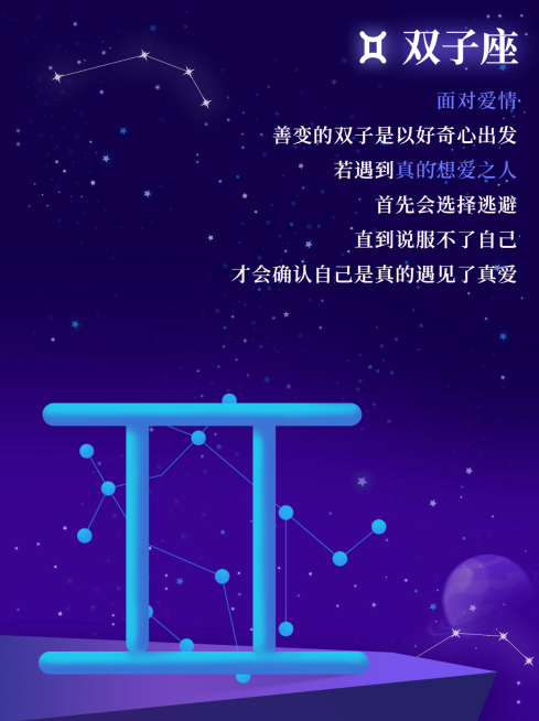 12星座运势娱乐测试小红书配图套系预览效果
