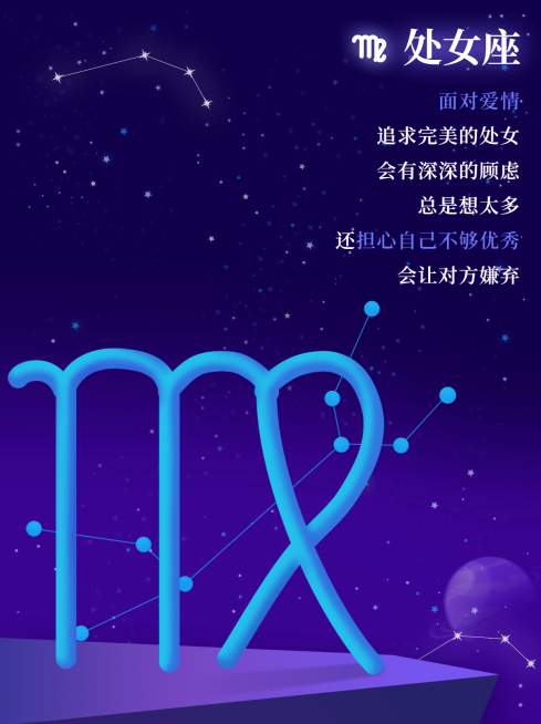 12星座运势娱乐测试小红书配图套系预览效果