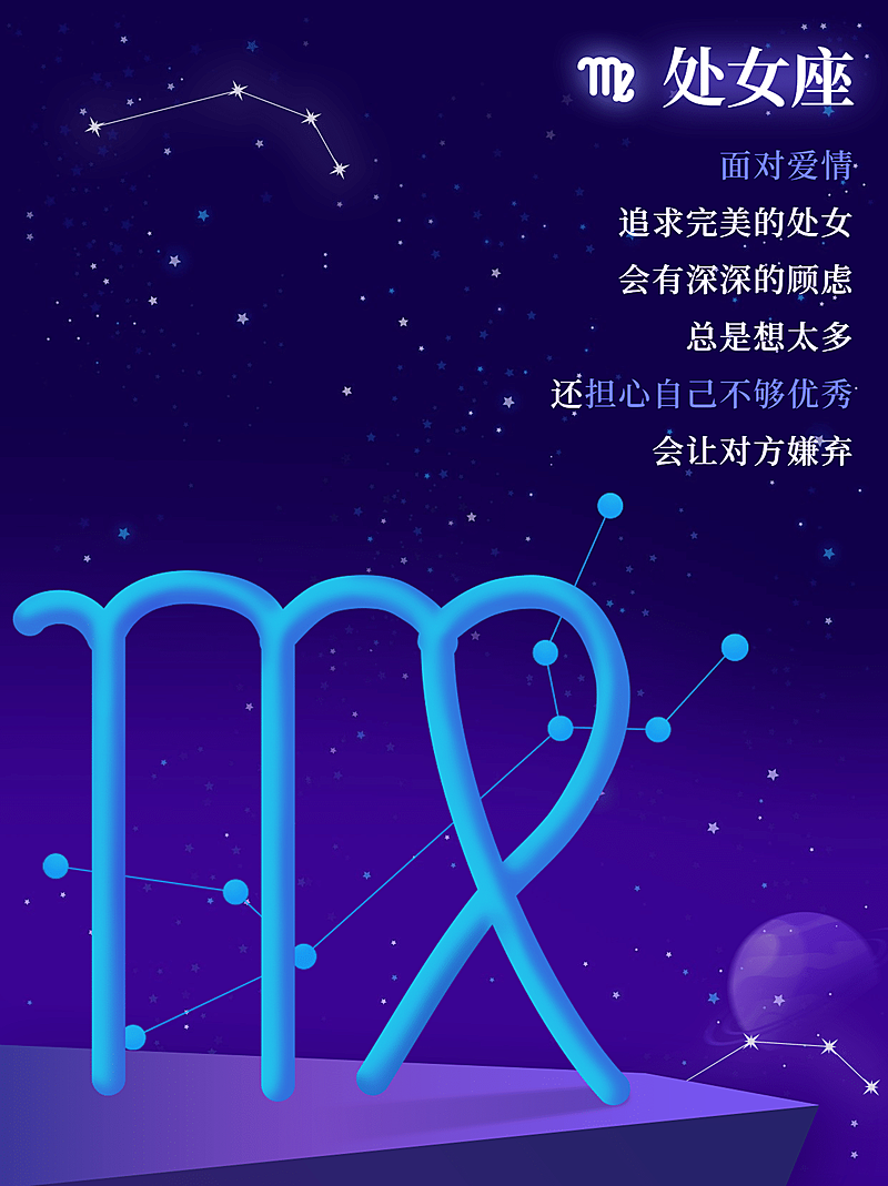 12星座运势娱乐测试小红书配图套系