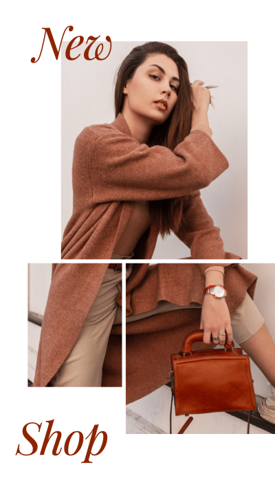 Simple Literary Women's Wear New Shop Arrival Display Instagram Story