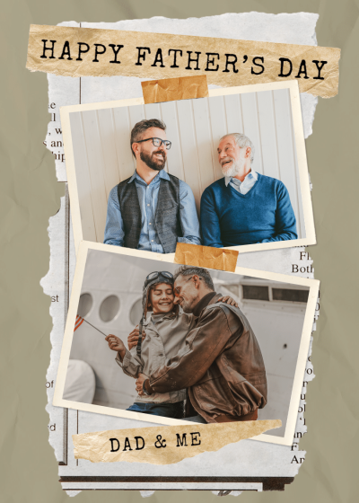 Father's day Polaroid Greeting Card