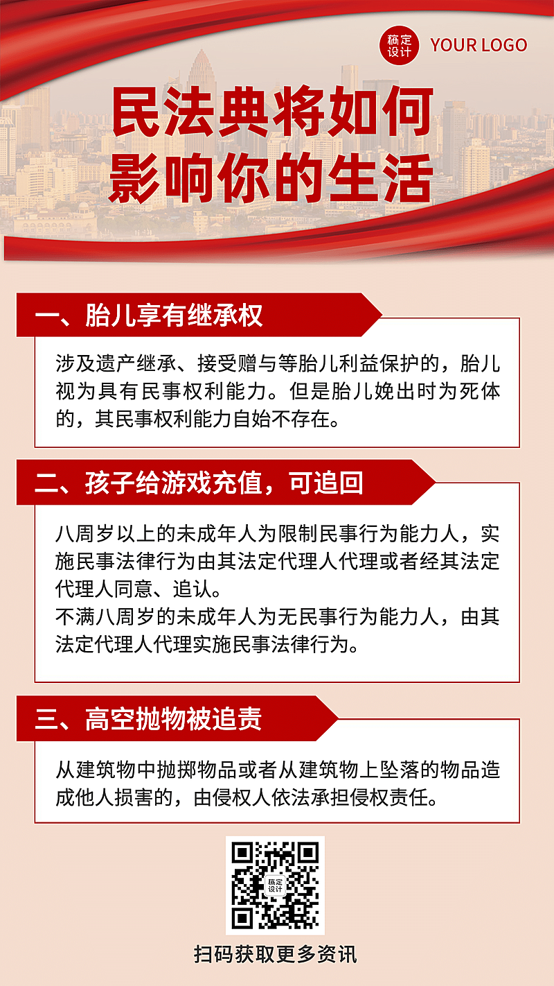 政策热点解读党政融媒体手机海报
