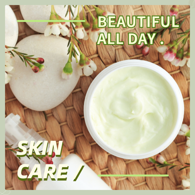 清新简约美容美妆产品展示预览效果