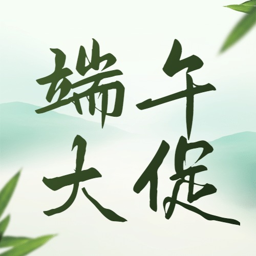 端午节餐饮促销活动简约公众号次图预览效果