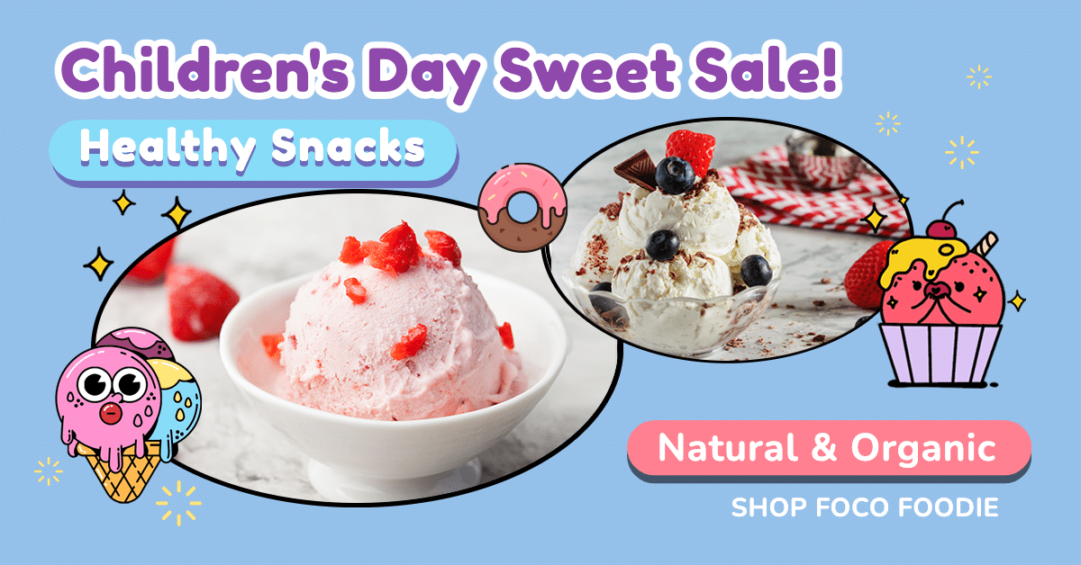 Cartoon Style Fashion Children's Day Healthy Snacks Promotion Ecommerce Story预览效果