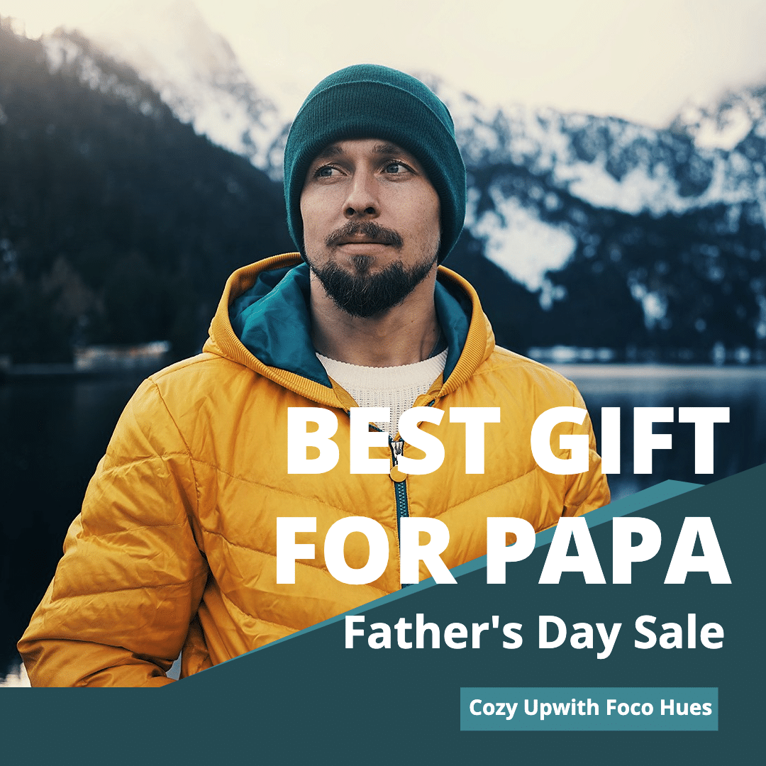 Fashion Natural Mountain Background Father's Day Sportswear Display Promo Ecommerce Product Image