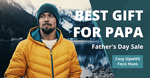 Fashion Men's Wear Father's Day Sale Discount Ecommerce Banner