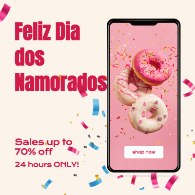 Creative Lover's Day Dessert Falsh Sale Ecommerce Product Image