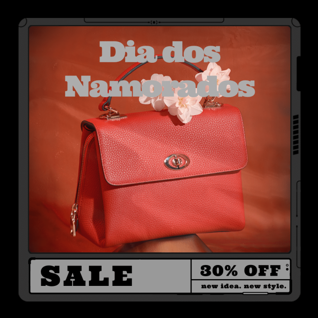 Rectangle Element Valentine's Day Women's Bag Promotion Ecommerce Product Image预览效果