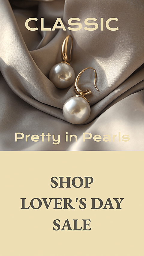 Jewelry Earring New Arrival Lover's Day Sale Ecommerce Story