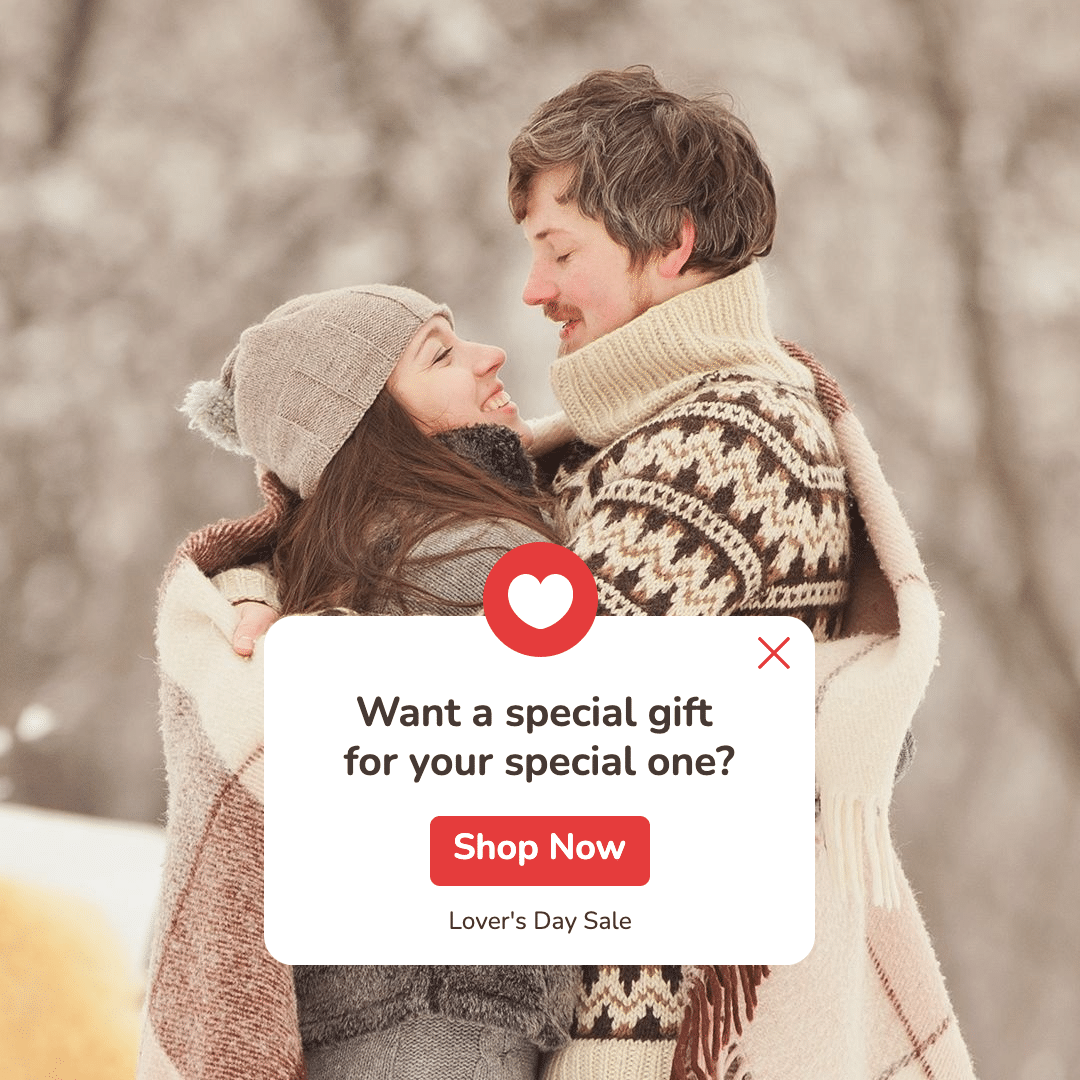 Aesthetic Advertisement Valentine's Day Gifts Ecommerce Product Image