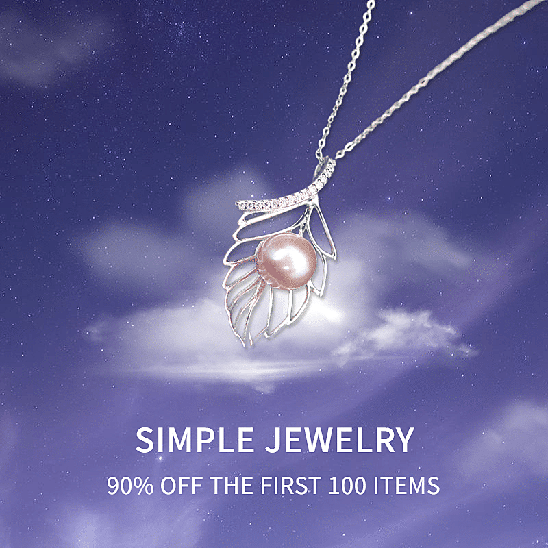 简约跨境电商饰品项链主图