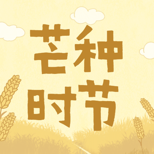 芒种节气祝福农耕丰收公众号次图预览效果