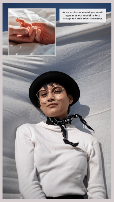 Simple Literary Female Model Instagram Story