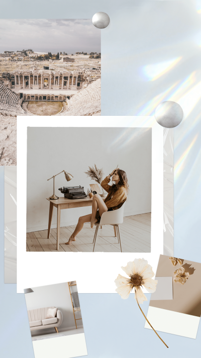 Literary Style Travel Record Photos Typesetting Instagram Story