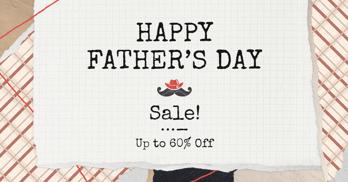 Father's day promotion ecommerce banner预览效果