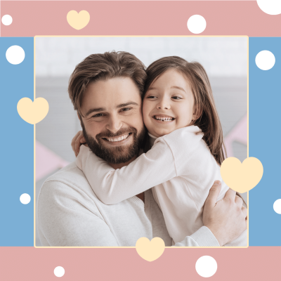 Cute and Cozy Father's Day Instagram Post