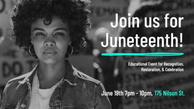 Juneteenth Facebook event cover