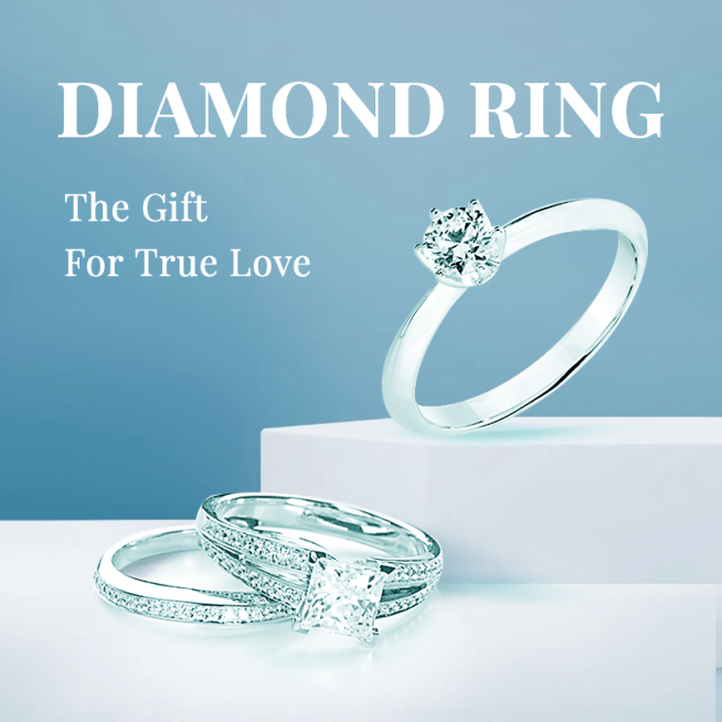 简约跨境电商饰品戒指主图预览效果