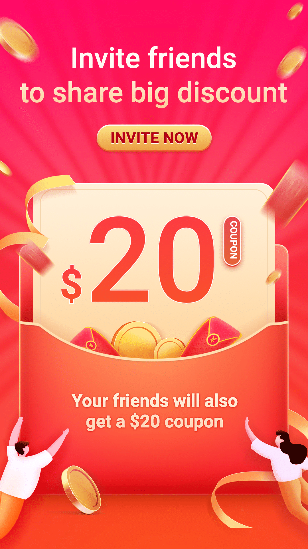 Friendship Day Discount Activity Ecommerce Story预览效果
