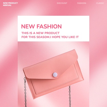 Fashion Women's Bags New Arrival Promotion Ecommerce Story