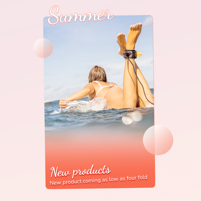 Refreshing Seaside Swimsuit Girl Women's Wear New Arrival Ecommerce Story预览效果