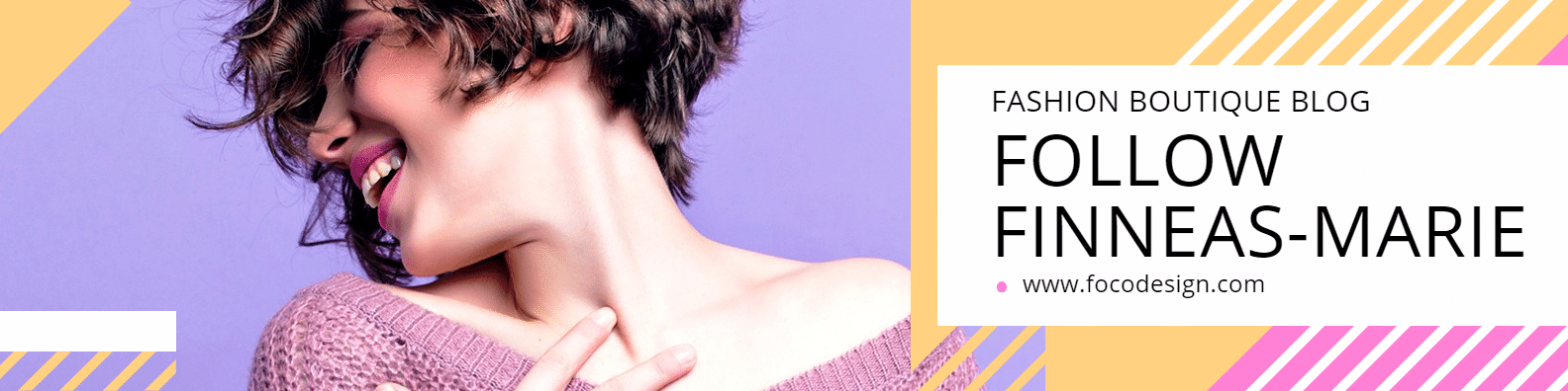 Fashion Boutique Blog LinkedIn Banner