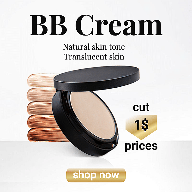 简约跨境美妆粉底液主图