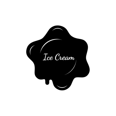 Creative Style Ice Cream Shop Logo Image