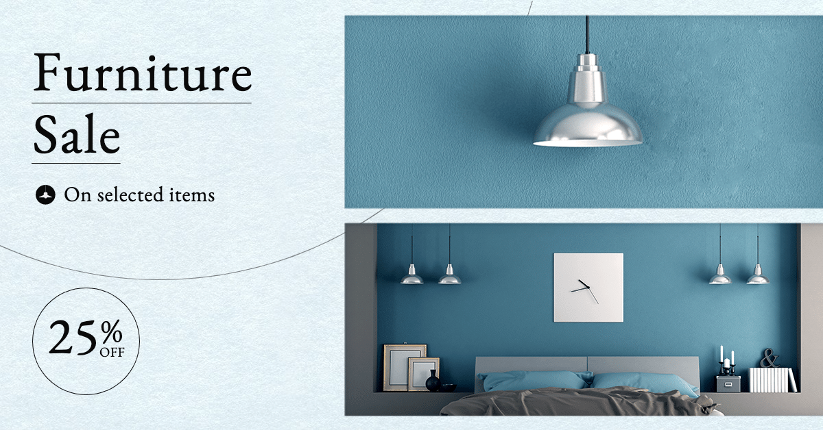 Home Furniture Discount Sale Promo Ecommerce Banner