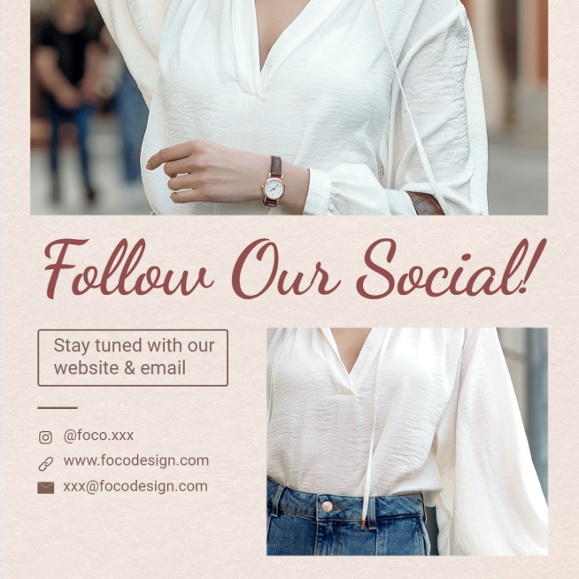 Women's Fashion Brand Social Media Accounts Sharing Ecommerce Product Image预览效果