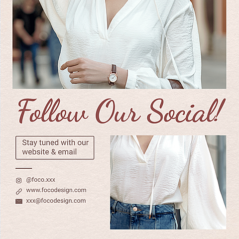 Women's Fashion Brand Social Media Accounts Sharing Ecommerce Product Image