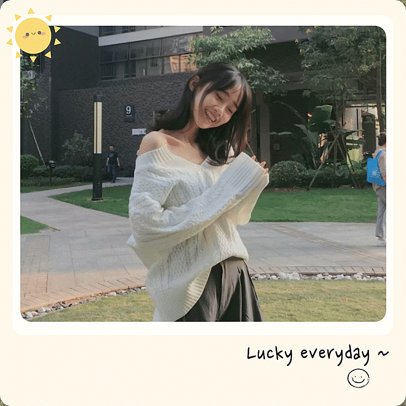 卡通拍立得生活晒照