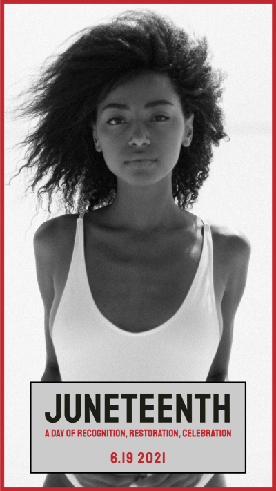 Minimalist Female Model Afro Life Sharing Instagram Story