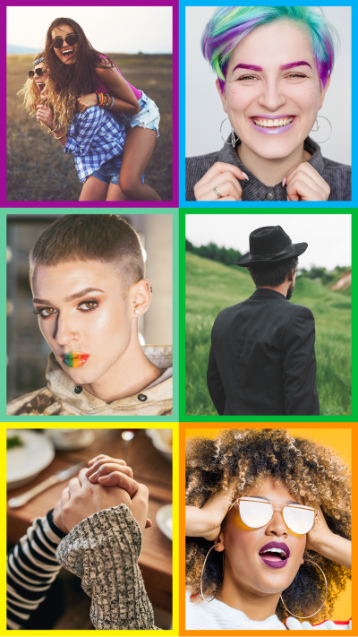 Pride Month Multiple Picture Collage Instagram Story