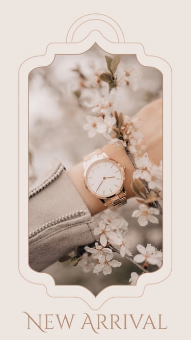 Literary Style Watch New Arrival Ecommerce Story
